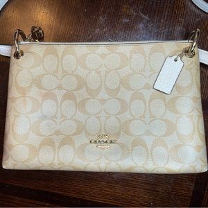 Coach signature crossbody bag